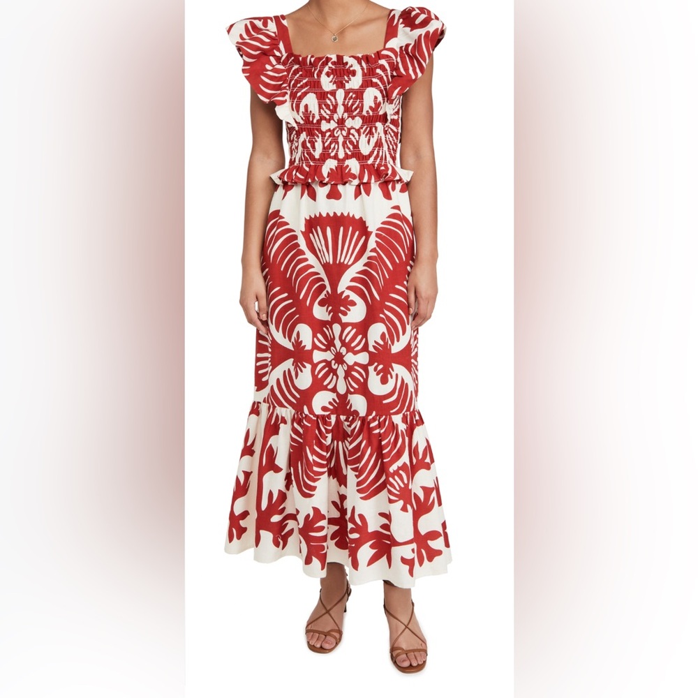 Sea New York Henrietta Dress in Ruby